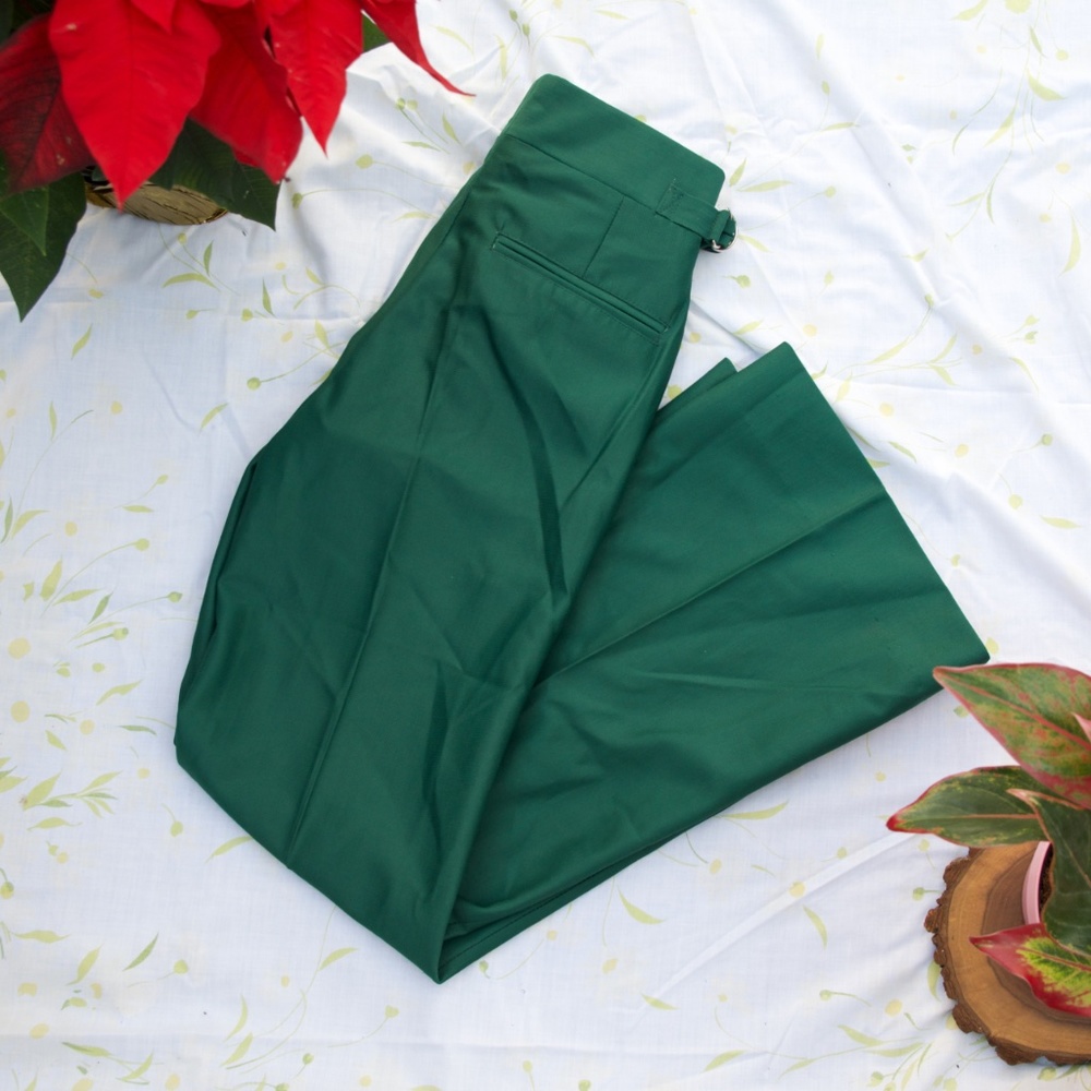 Vintage 70s Forest Green Bellbottoms